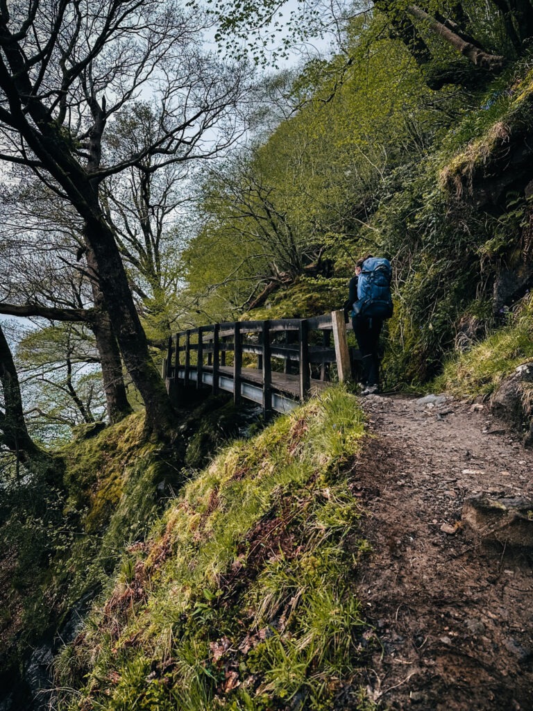 West Highland Way - dzień 2 wzdłuż Loch Lomond