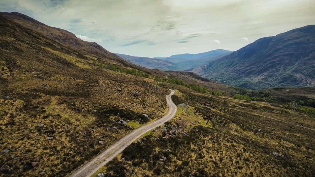 West Highland Way - droga do Fort William - ujęcie z drona